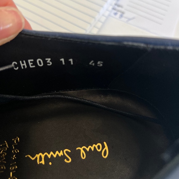 Paul Smith Men\'s Navy Leather Shoes Lace Up Brogues Excellent Cond. Size US 12 main image 8